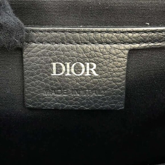 Christian Dior Saddle Bag – Black Monogram Canvas & Leather Crossbody - Picture 5 of 5